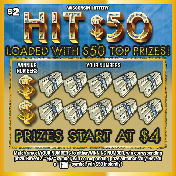 Hit $50 scratch-off ticket