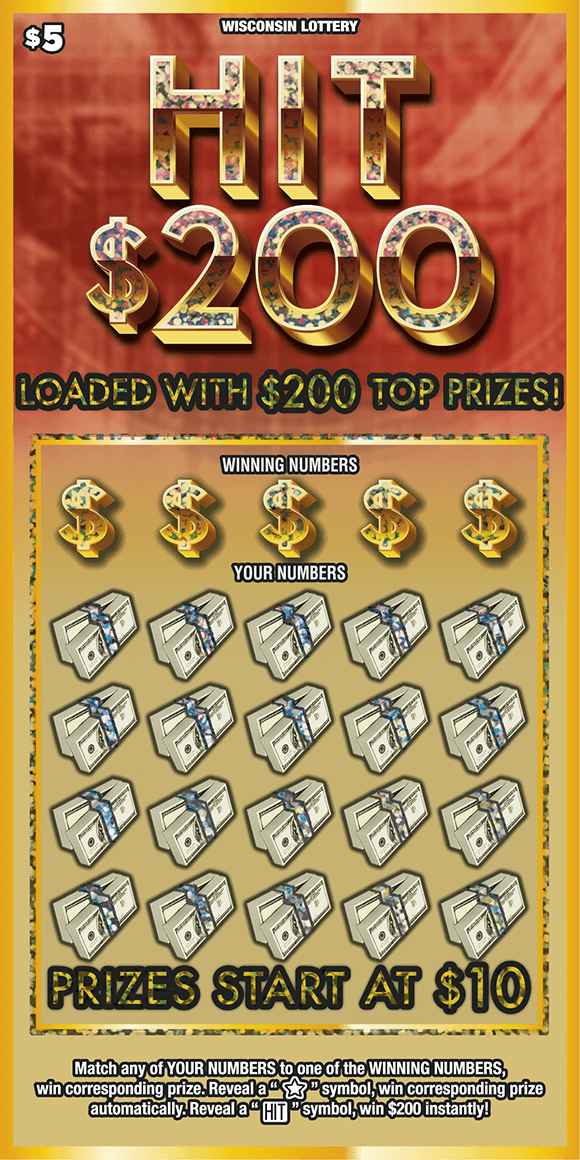 HIT $200 scratch-off ticket