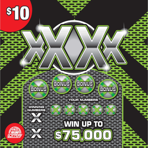 XXXX scratch-off ticket