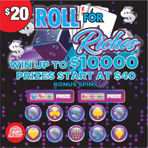 UNTAPPED FORTUNE – ROLL FOR RICHES scratch-off ticket