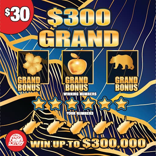 $300 GRAND scratch-off ticket