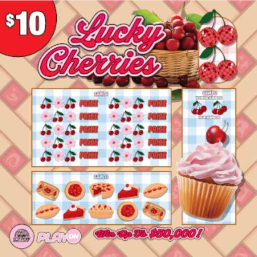 CHERRIES-GEMS-GREEN-ELECTRIC ST scratch-off ticket