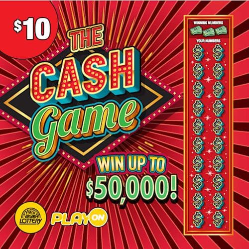 THE CASH GAME - GO BIG MONEY scratch-off ticket