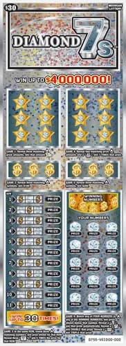 Diamond 7s scratch-off ticket